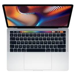 Macbook Pro 13" Rétina Touch Bar Quadricoeur i5 1.4 Ghz / 16 Go / 512 Go SSD / 2 USB-C (2019-2020) - ARGENT