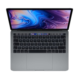 Macbook Pro 13" Rétina Touch Bar Quadricoeur i7 2,8 Ghz 16 Go / 500 Go SSD / 4 USB-C (2019-2020) - GRIS SIDÉRAL