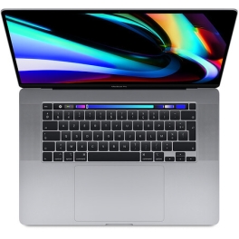 Macbook Pro 16" Rétina Touch Bar i9 2,4 Ghz 32Go / 500 Go SSD (2019-2021) - GRIS SIDERAL