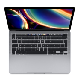Macbook Pro 13" Rétina Touch Bar Quadricoeur i5 2,4 Ghz 8 Go/ 256 Go SSD / 4 USB-C / 13" (2019-2020) - GRIS SIDERAL
