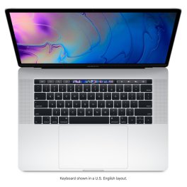 Macbook Pro 15" Rétina Touch Bar i7 2,9 Ghz 16 Go / 500 Go SSD (2017-2018) - GRIS SIDERAL