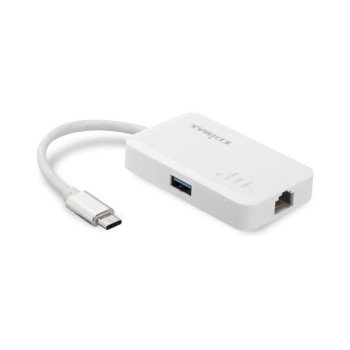 Adaptateur HUB USB-C vers Ethernet et 3 X USB 3.0 - Neuf