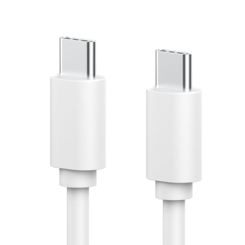 Câble USB-C vers USB-C (BLANC) 60w - Neuf